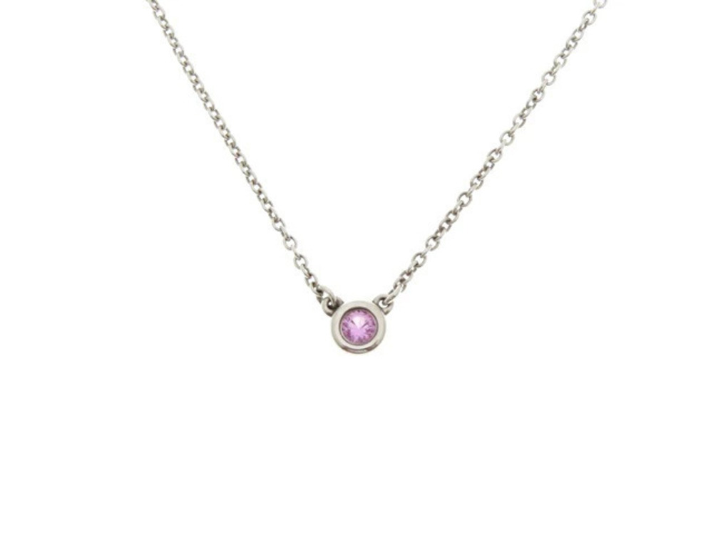 Tiffany Co Elsa Peretti Diamonds By The Yard Necklace Sterling Silver